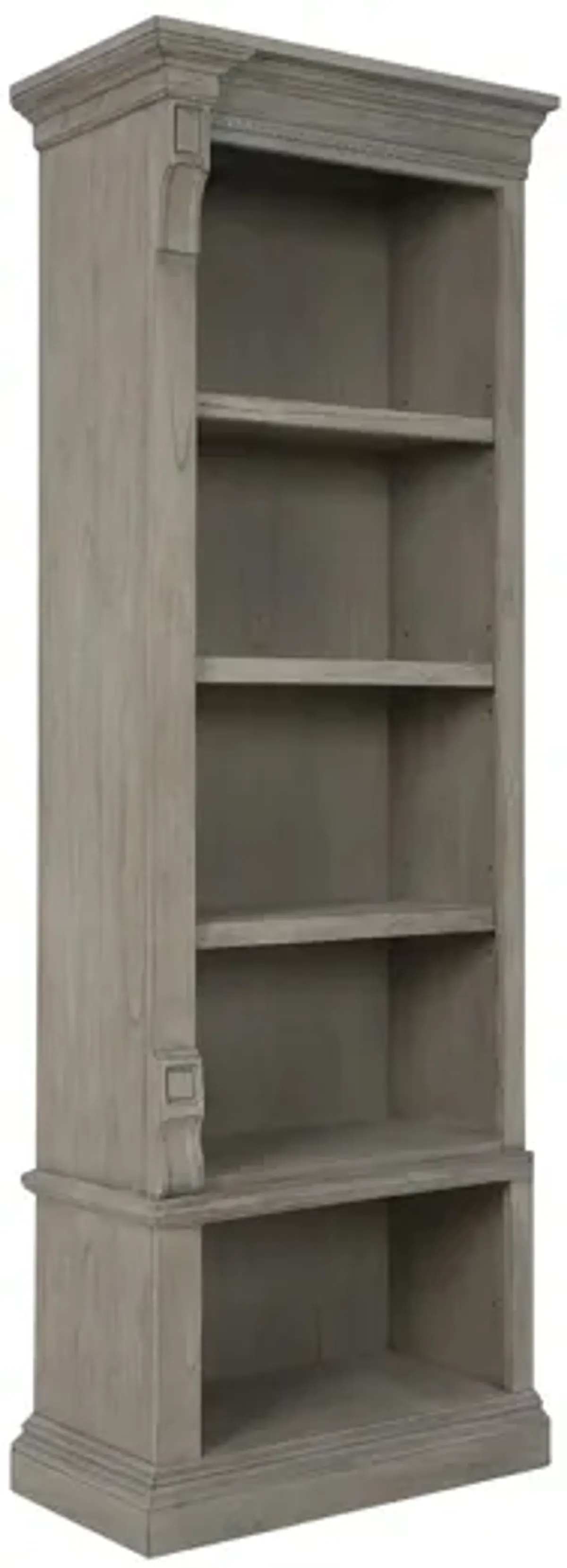 Wellington Exececutive Left Bookcase in Wellington Driftwood by Hekman Furniture Company