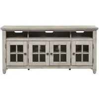 Magnolia Park TV Console in Two Tone White/Brown by Liberty Furniture