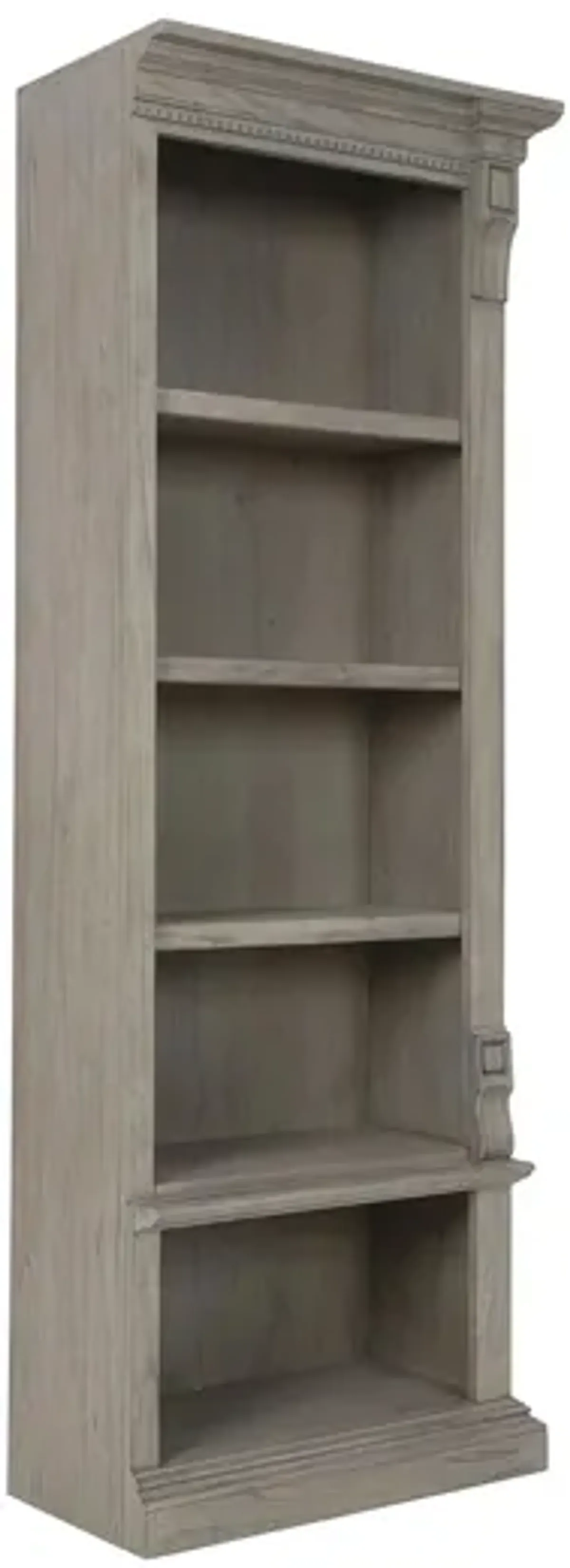 Wellington Executive Right Bookcase in Wellington Driftwood by Hekman Furniture Company