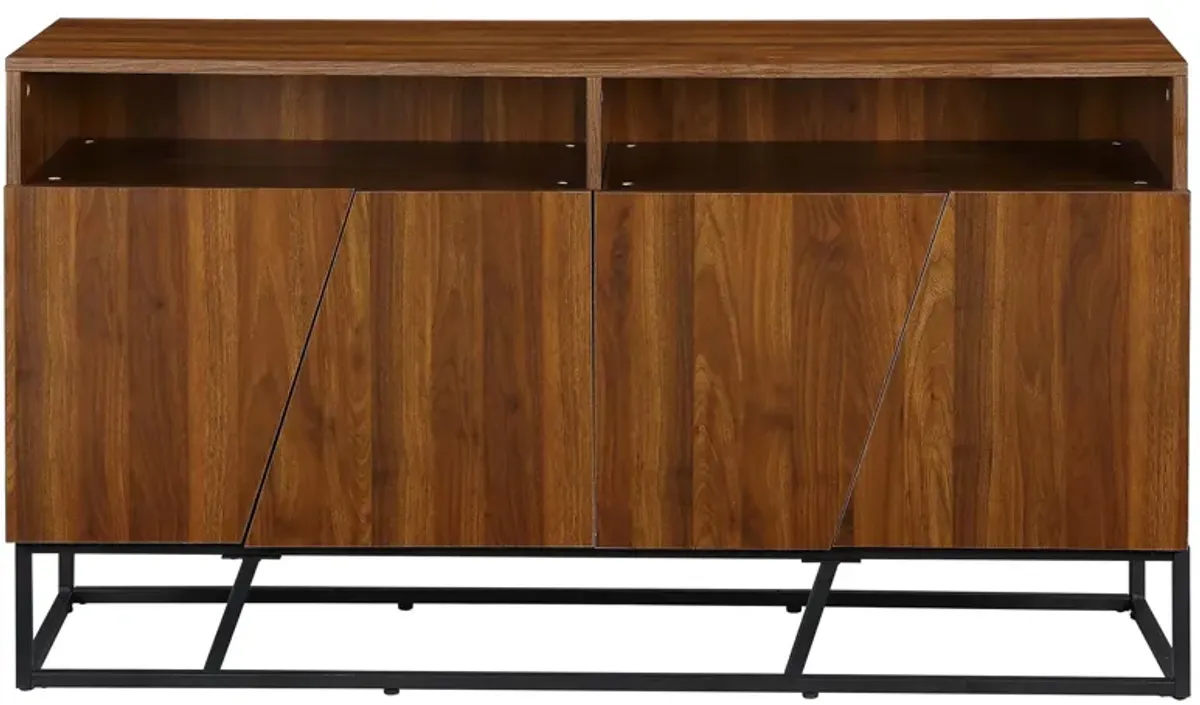 Walden Console Cabinet in Walnut by Acme Furniture Industry