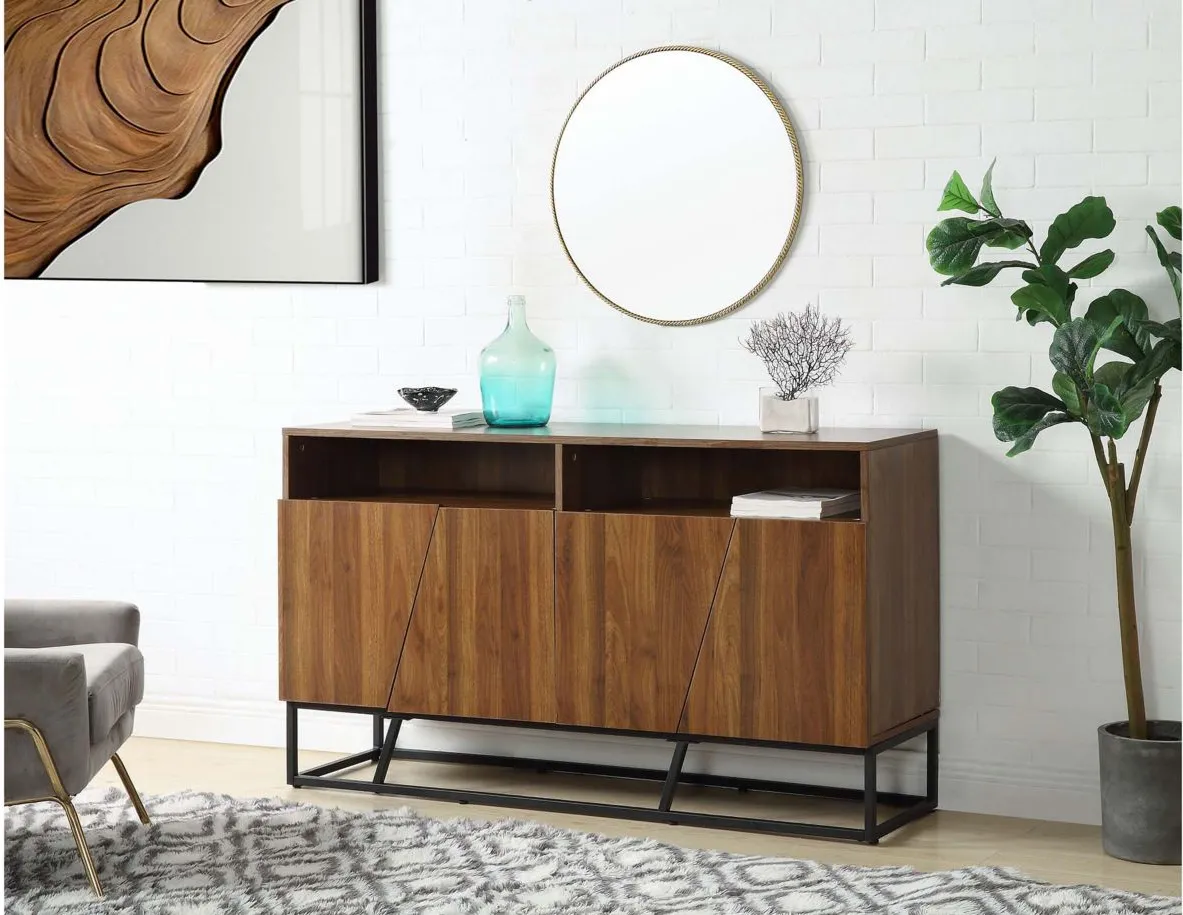 Walden Console Cabinet in Walnut by Acme Furniture Industry