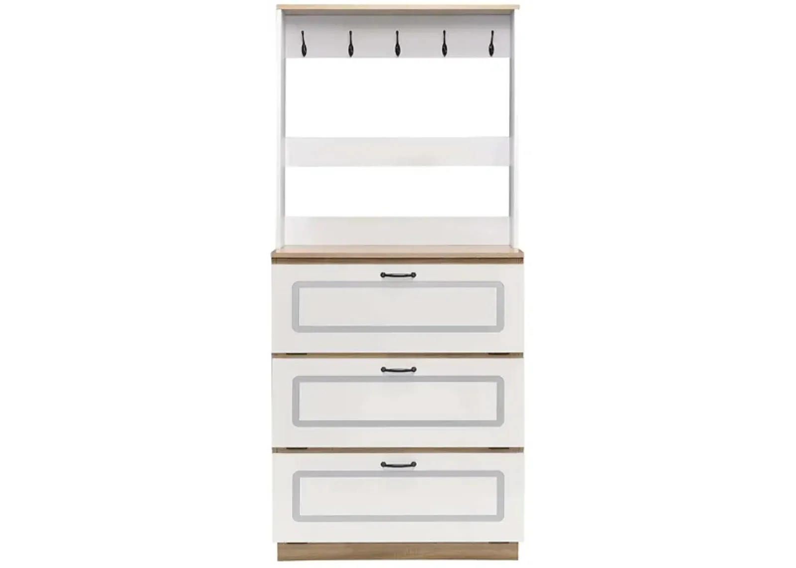 Hewett Shoe Cabinet in White by Acme Furniture Industry