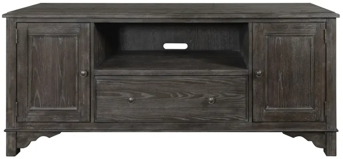 Malia 68" TV Console in Rich Charcoal by Riverside Furniture