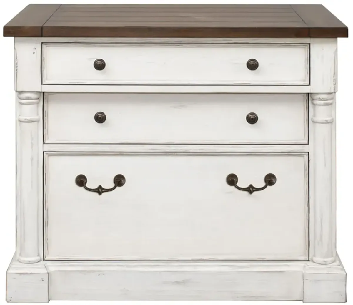 Durham Lateral File in White by Martin Furniture