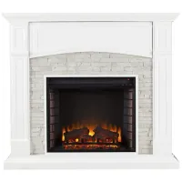 Alcester Media Fireplace in White by SEI Furniture