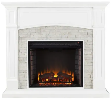 Alcester Media Fireplace in White by SEI Furniture