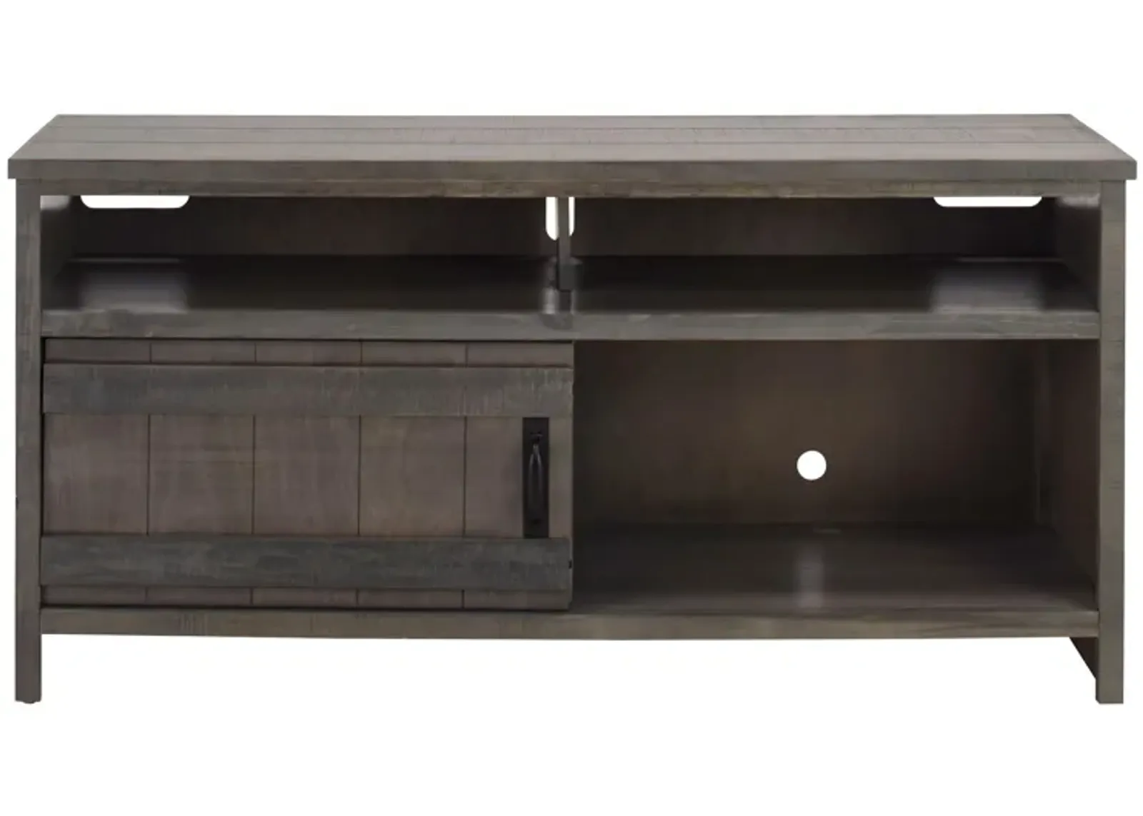 Berman 56" TV Console in Rain Grey by Golden Oak