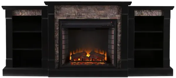 Harrow Bookcase Fireplace