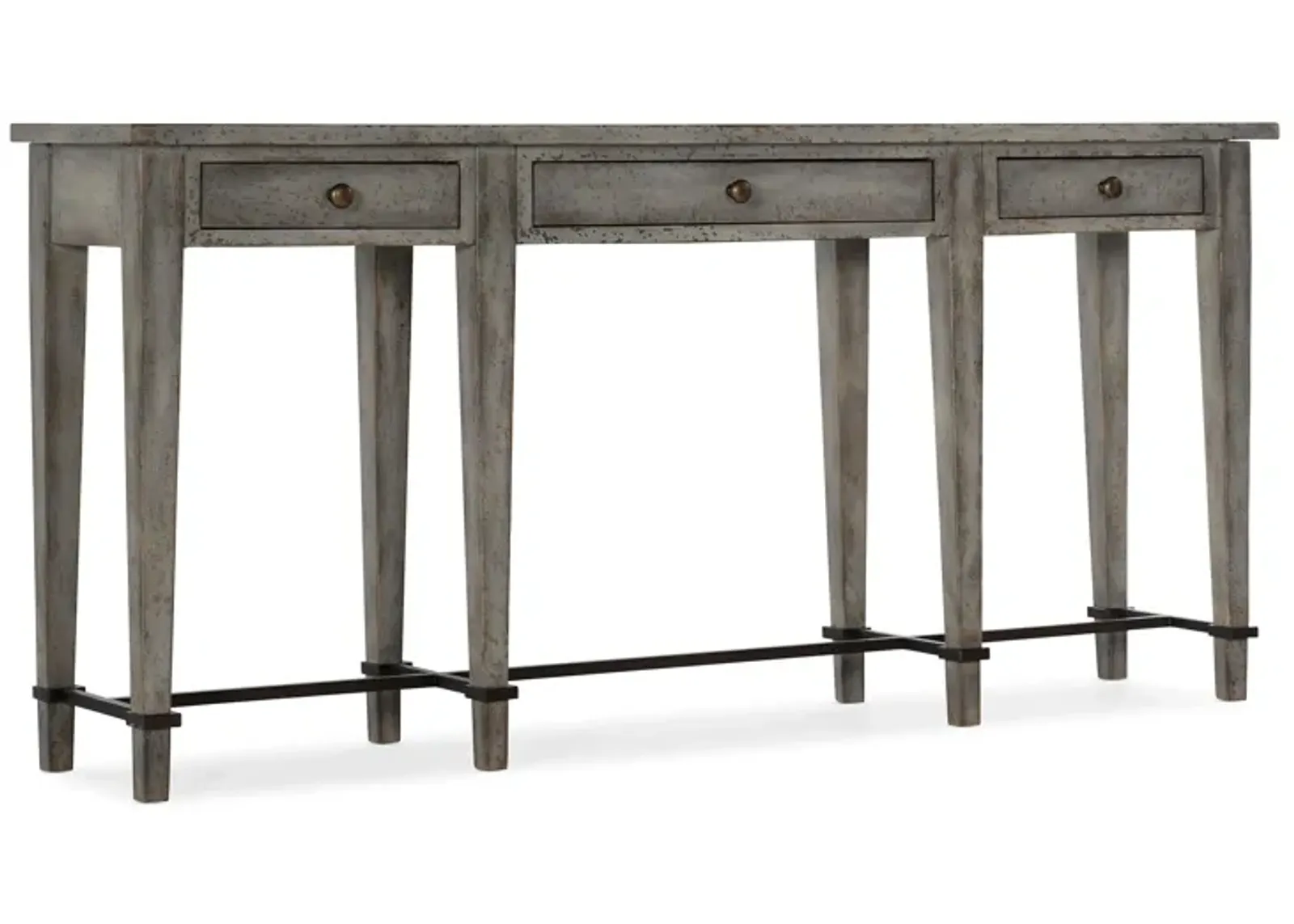 Ciao Bella Narrow Console in Speckled gray by Hooker Furniture