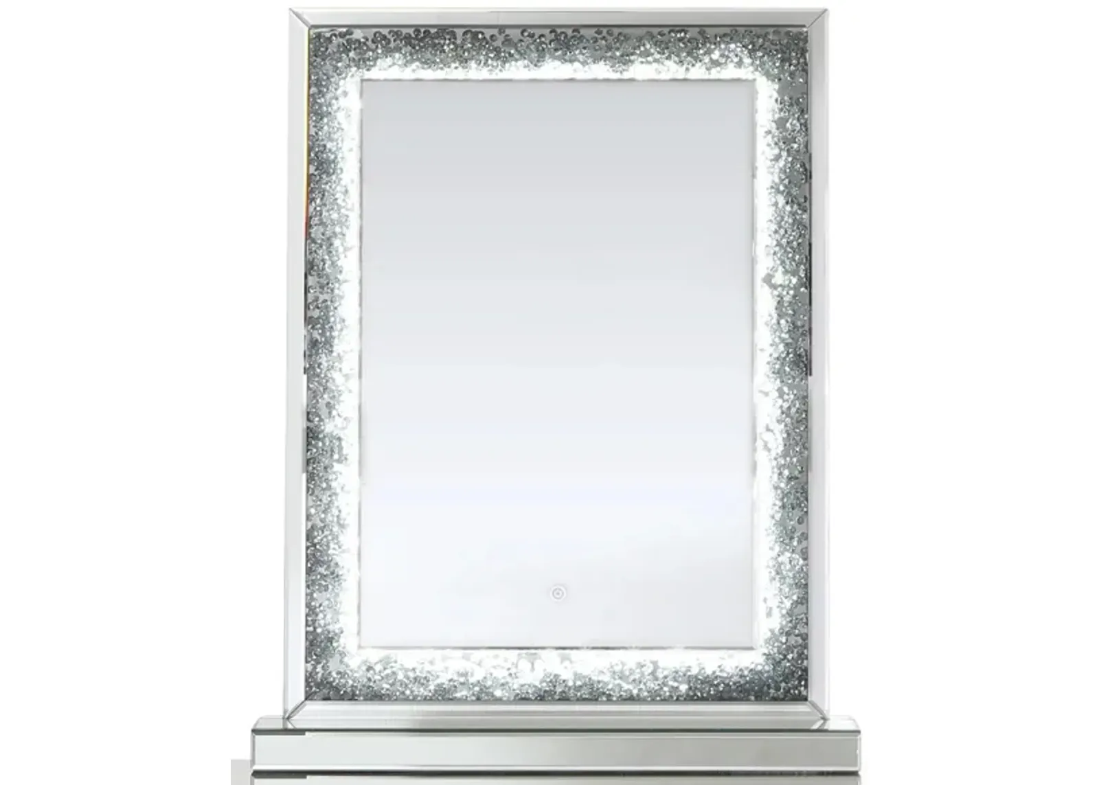 Cassie Vanity Mirror in Mirrored by Glory Furniture