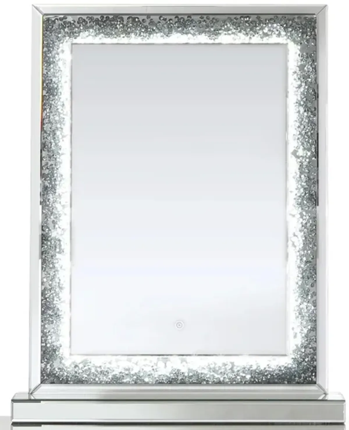 Cassie Vanity Mirror in Mirrored by Glory Furniture