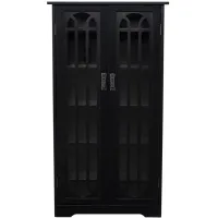 Stony Media Cabinet in Black by SEI Furniture