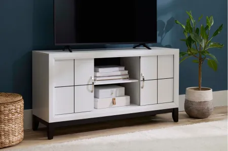 Meadowbrook TV Stand in White by Crown Mark