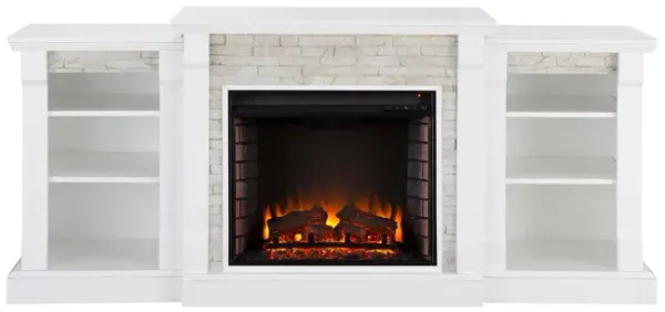 Harrow Bookcase Fireplace