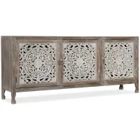 Ray Entertainment Console in Brown by Hooker Furniture