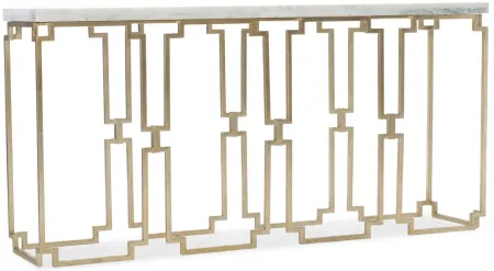 Evermore Console Table in Gold by Hooker Furniture