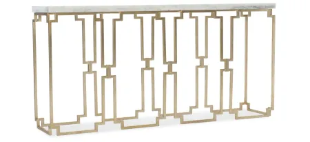 Evermore Console Table in Gold by Hooker Furniture