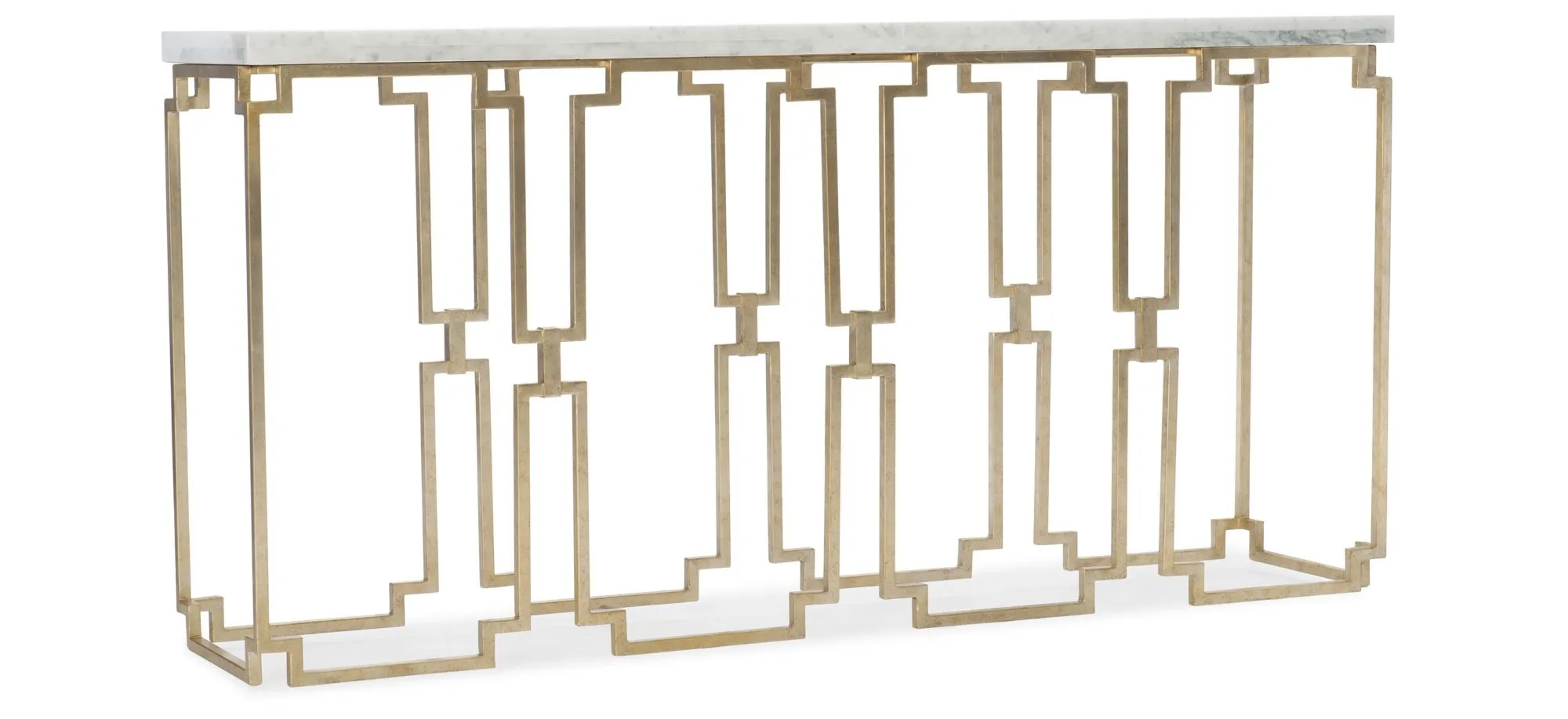 Evermore Console Table in Gold by Hooker Furniture