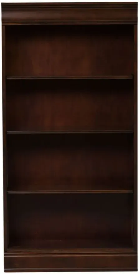 Brayton Manor 60" Bookcase in Dark Brown by Liberty Furniture