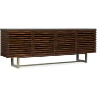 Solstice 78in Entertainment Console in Brown by Hooker Furniture