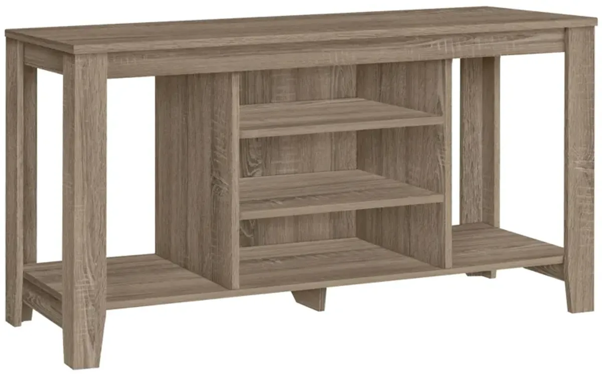 48" Monarch TV Stand in Dark Taupe by Monarch Specialties