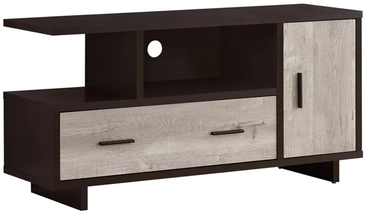 48" Monarch Storage TV Stand in Espresso by Monarch Specialties