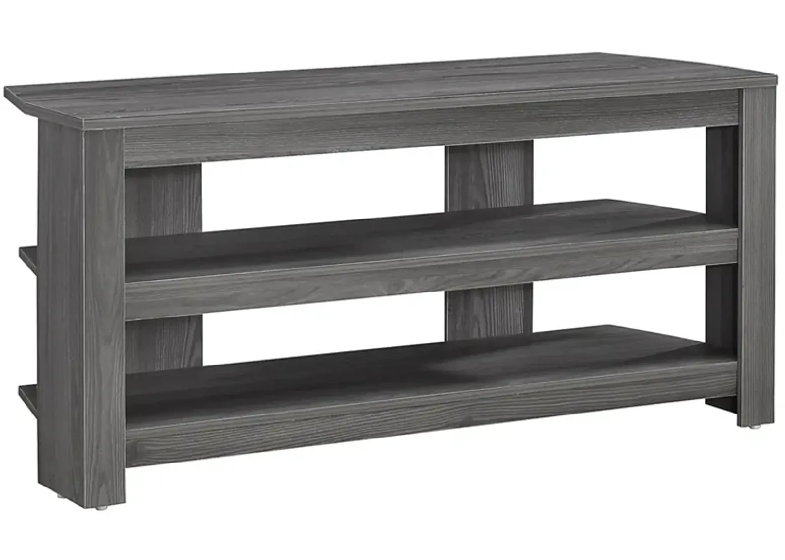 42" Monarch Corner TV Stand in Grey by Monarch Specialties