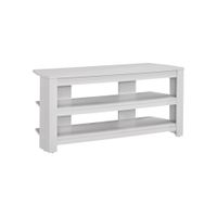 42" Monarch Corner TV Stand in White by Monarch Specialties
