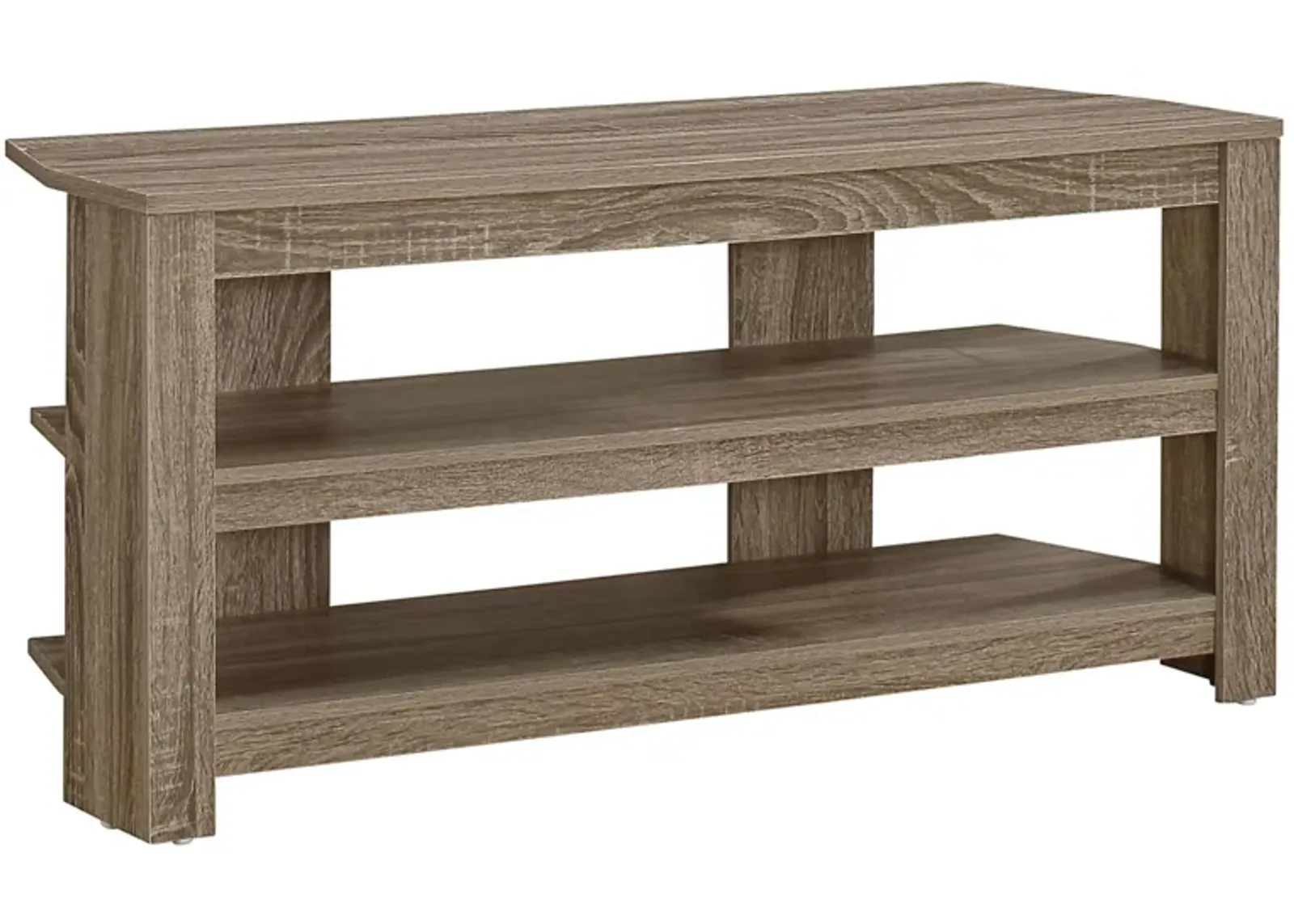 42" Monarch Corner TV Stand in Dark Taupe by Monarch Specialties