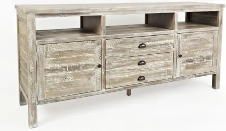 Artisan's Craft 70" TV Console in Washed Gray by Jofran