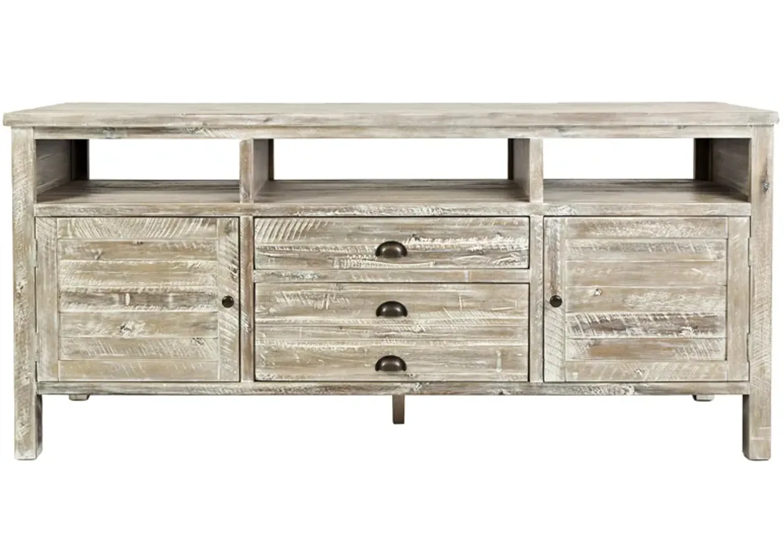 Artisan's Craft 70" TV Console in Washed Gray by Jofran