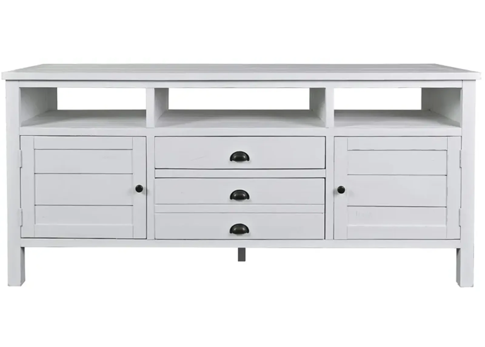 Artisan's Craft 70" TV Console in Weathered White by Jofran