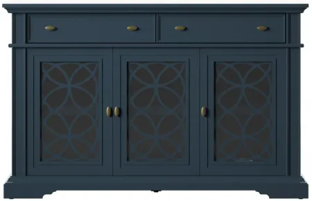 Lina 55" TV Stand with Drawers in Fontana Blue by Twin-Star Intl.