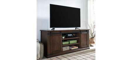 Sterling 70" TV Console in Rustic Brown by Ashley Furniture