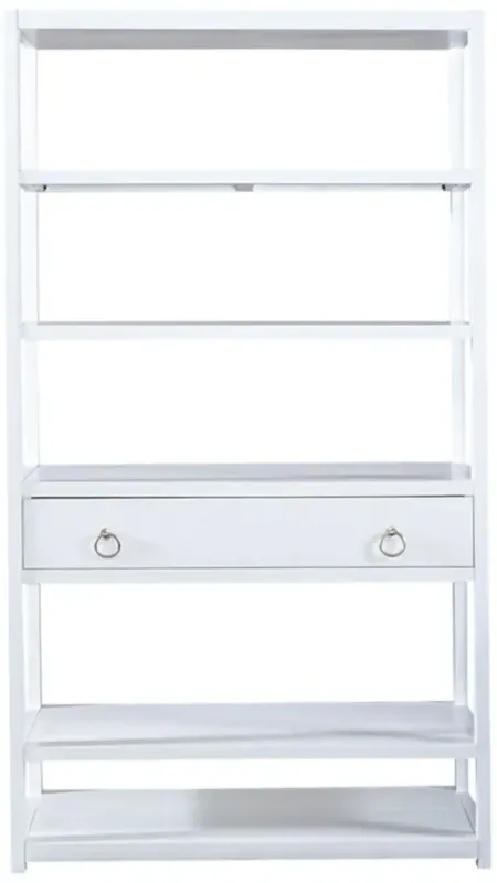 East End Accent Bookcase in White by Liberty Furniture