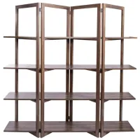 Lennox Open Bookcase in Weathered Chestnut Finish by Liberty Furniture