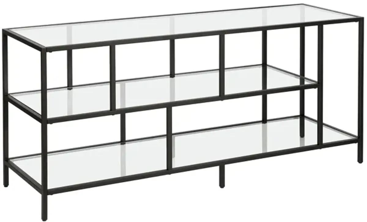 Winthrop 55" TV Stand with Glass Shelves