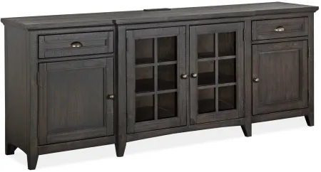 Westley Falls 90" TV Console in Graphite by Magnussen Home