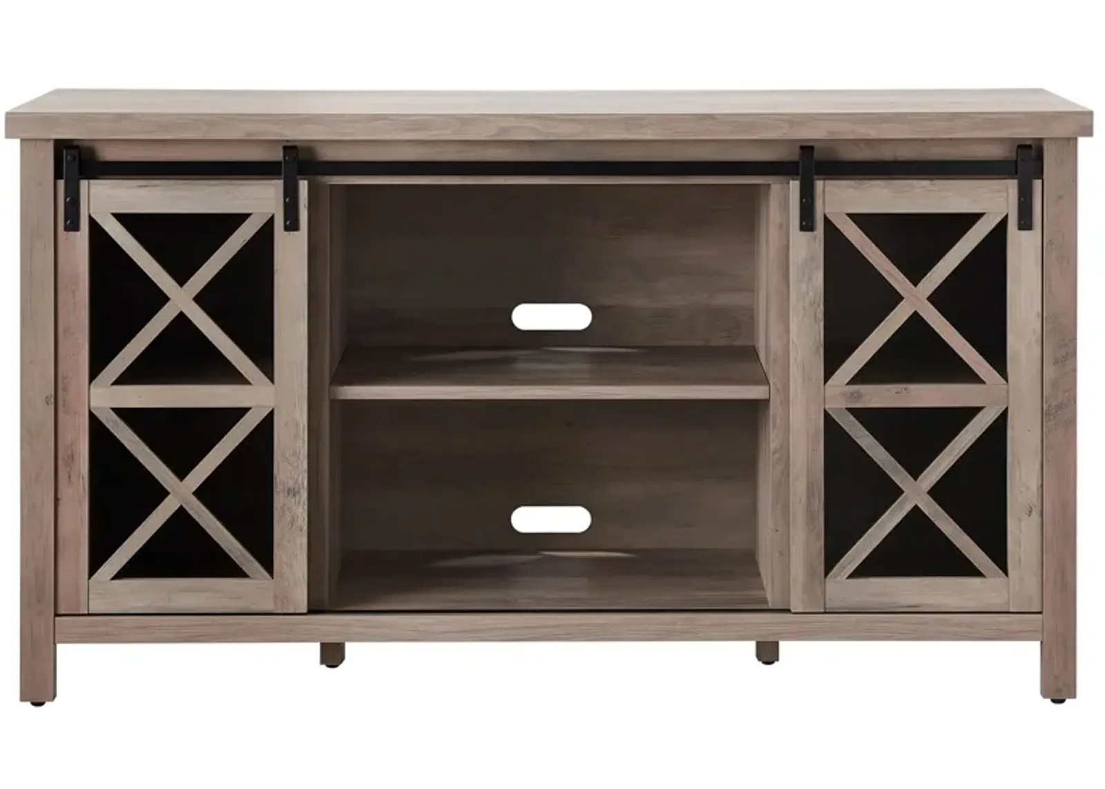 Clementine Oak TV Stand in Gray Oak by Hudson & Canal