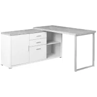 Jojo 60" Computer Desk in WHITE by Monarch Specialties