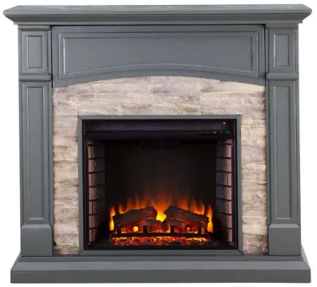 Alcester Media Fireplace in Gray by SEI Furniture