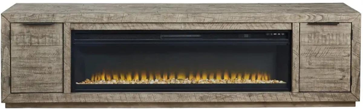 Krystanza 92" TV Stand Fireplace