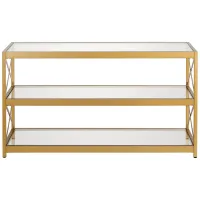 Gallinule TV Stand in Brass by Hudson & Canal