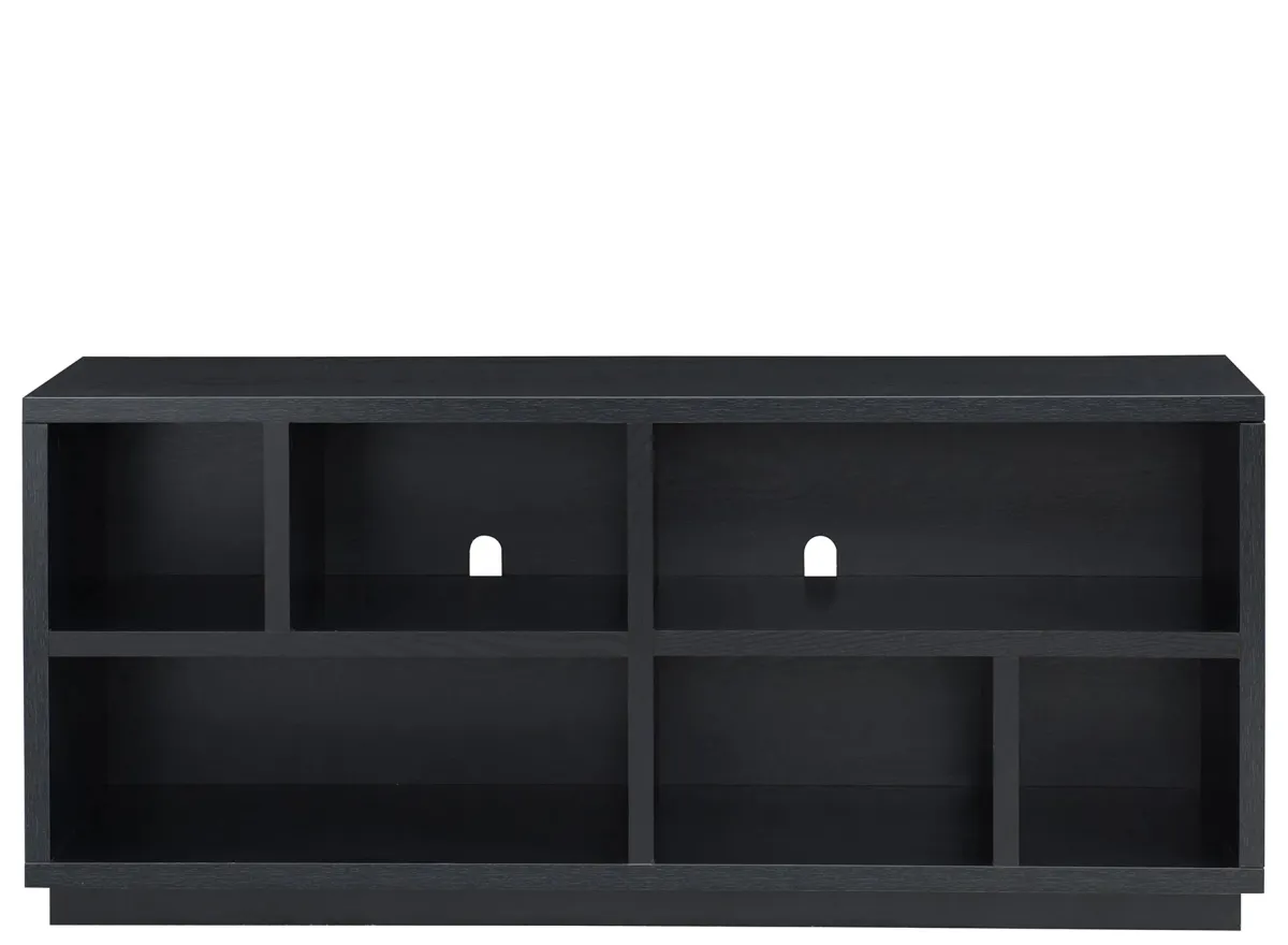 Dotterel TV Stand in Black Grain by Hudson & Canal