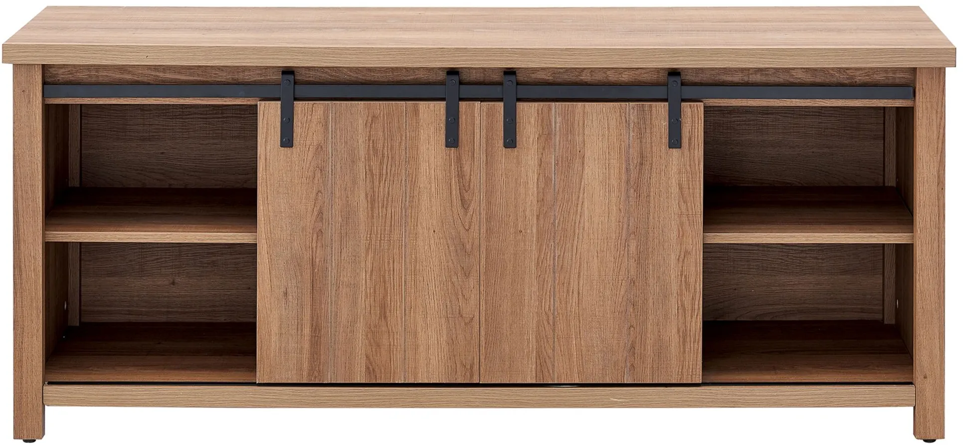Gracey TV Stand in Golden Oak by Hudson & Canal