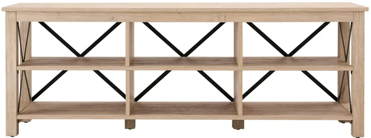 Curlew 68" TV Stand in White Oak by Hudson & Canal