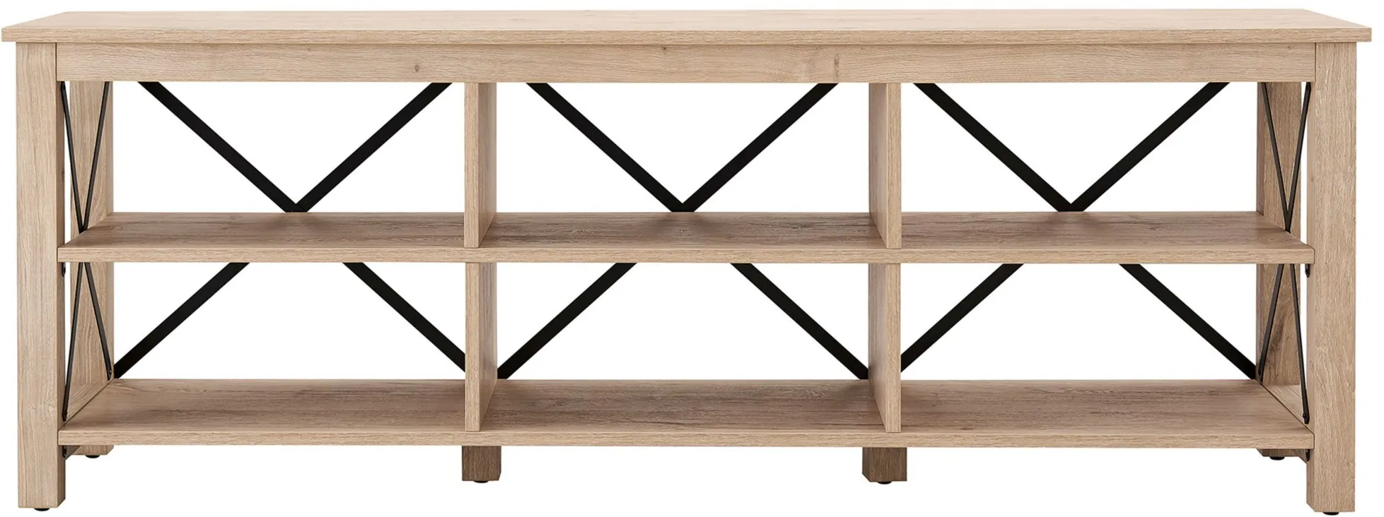Curlew 68" TV Stand in White Oak by Hudson & Canal