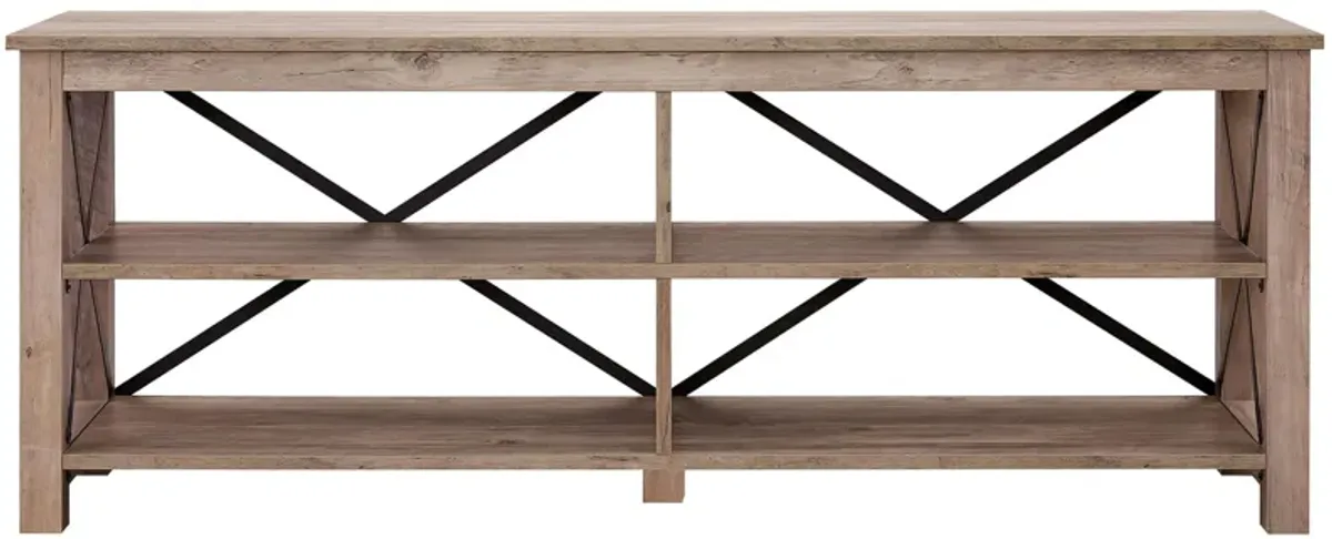 Curlew 62" TV Stand in Gray Oak by Hudson & Canal