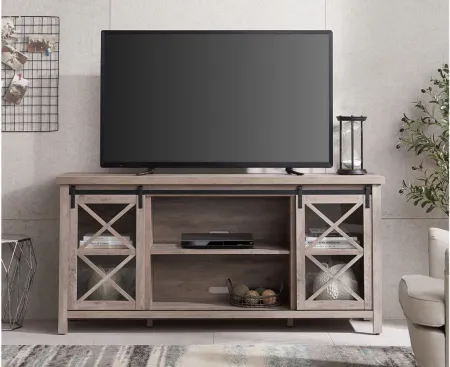 Smithson 68" TV Stand in Gray Oak by Hudson & Canal