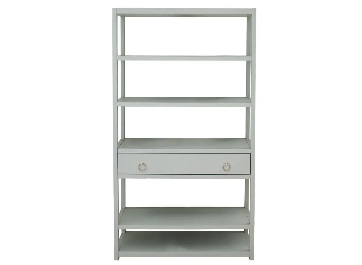 East End Accent Bookcase in Green Mist by Liberty Furniture